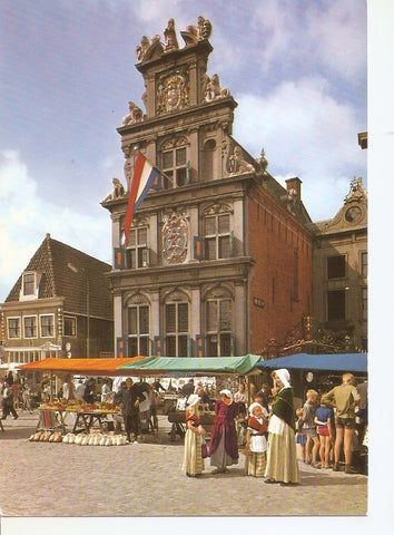 Postal 034828 : Hoorn. Old-time Dutch Market