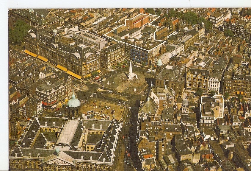Postal 034832 : The heart of Amsterdam with the Royal Palace Grand Hotel Krasnapolsky and Hotel Polen