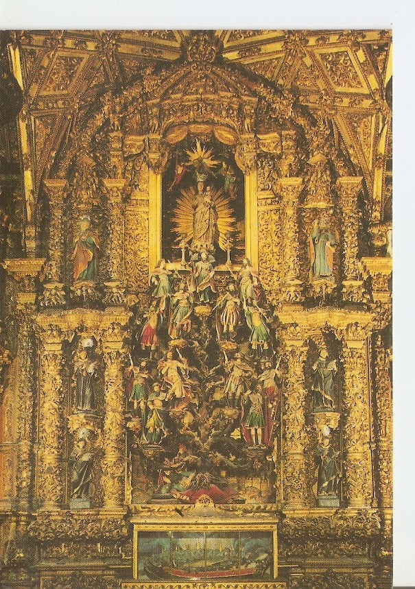 Postal 034845 : Igreja Monumento. Altar e Retabulo de Arvore de Jesse