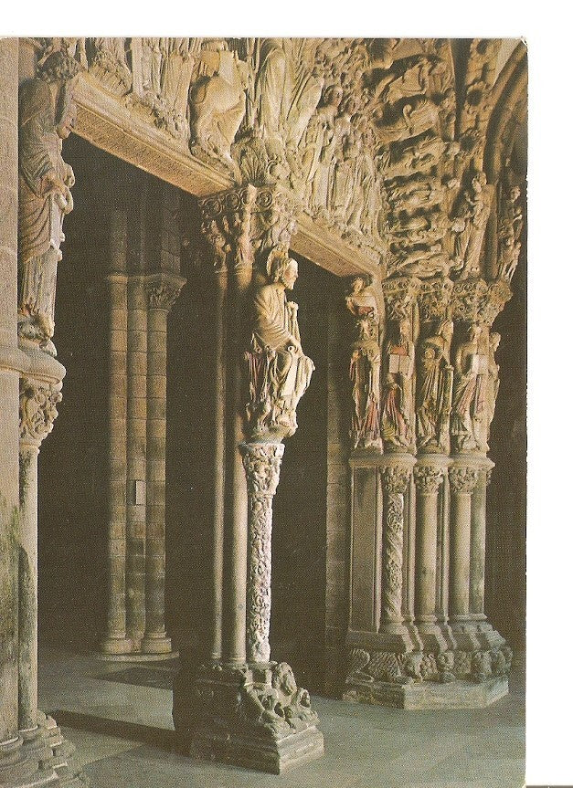 Postal 034872 : Santiago de Compostela. Catedral Poertico de la Gloria. Siglo XII. Maestro Mateo