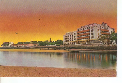 Postal 034875 : Isla de la Toja - Puesta de sol Pontevedra)