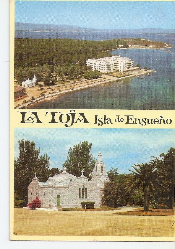 Postal 034883 : La Toja (Isla de Ensueño). Gran Hotel y Capilla
