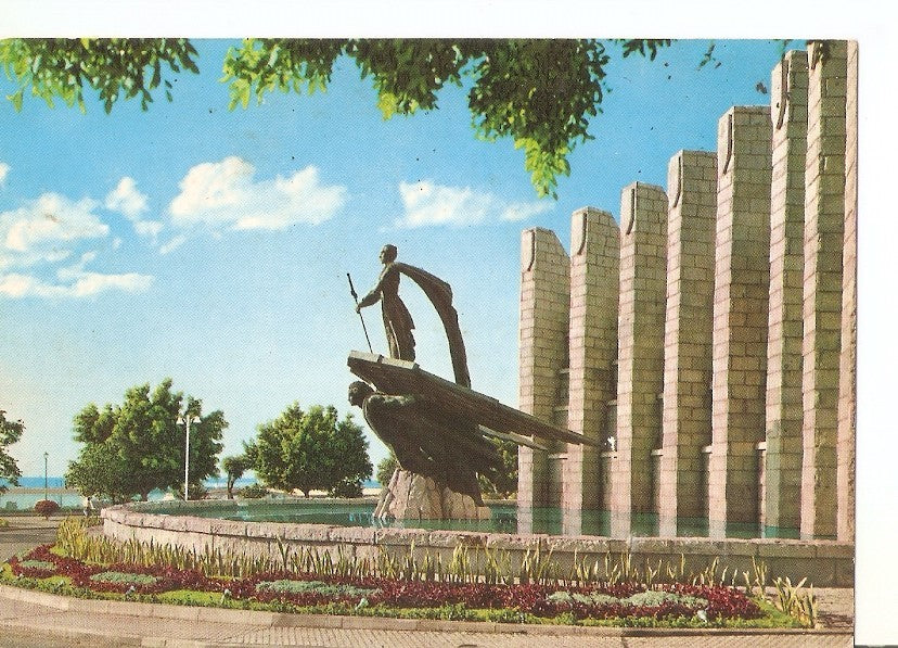 Postal 034885 : Santa Cruz de Tenerife. Monumento al Caudillo