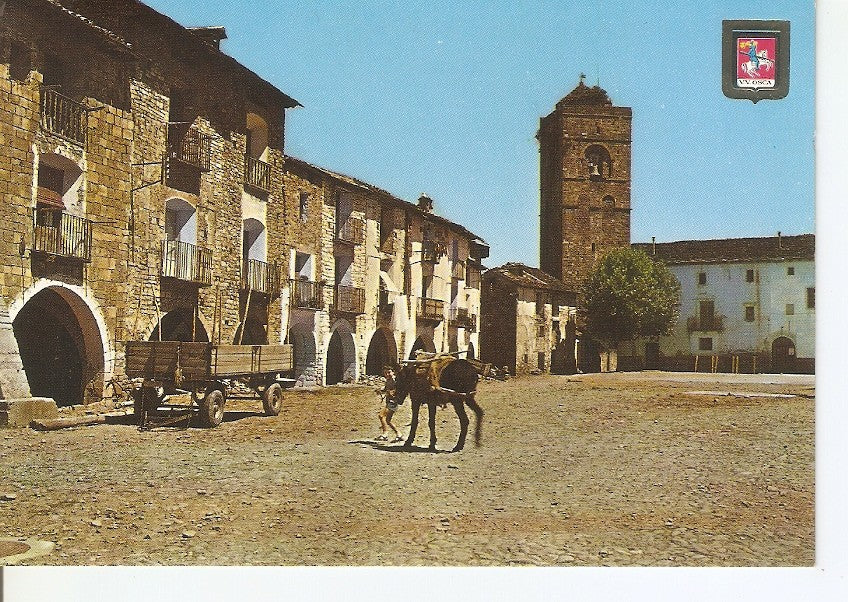 Postal 034899 : Pirineo Aragones (Huesca). Ainsa. Plaza Mayor