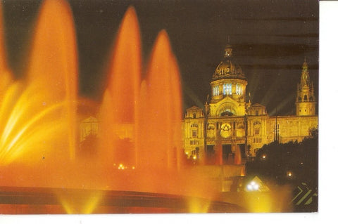 Postal 034913 : Barcelona. Parque de Montjuich. Fuente Monumental
