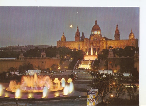 Postal 034915 : Barcelona. Parque de Montjuich. Fuente Magica