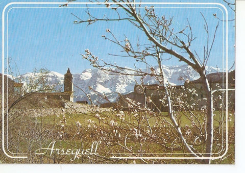 Postal 034934 : Arseguel (Lleida). Detalle y al fondo el Cadi