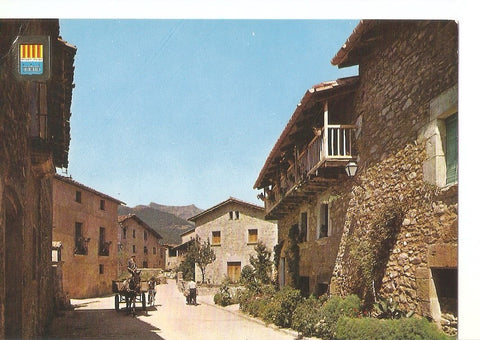 Postal 034963 : Hostalets den Bas (Girona). Petita Suissa. Carrer de Vic