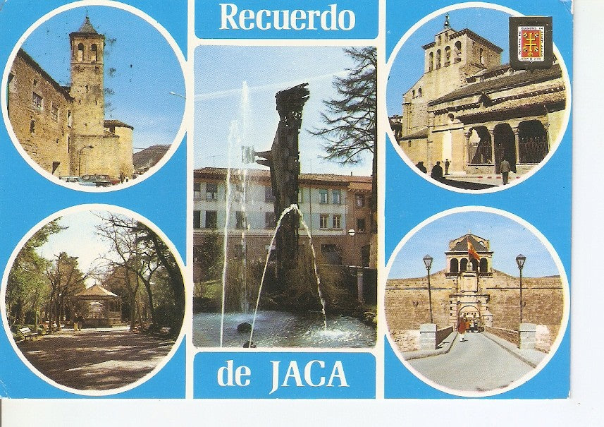 Postal 034980 : Jaca (Huesca). Diversos aspectos