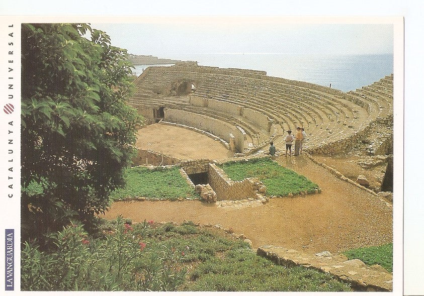 Postal 034981 : Tarragona el Anfiteatro junto al Mediterraneo