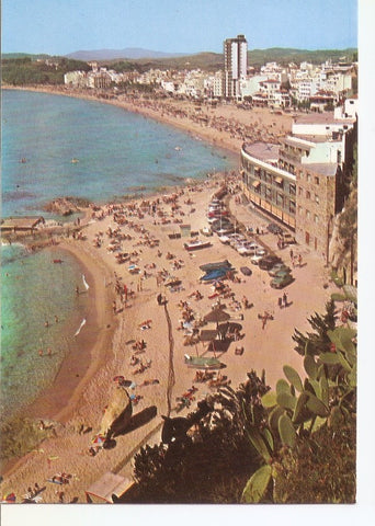 Postal 034987 : Lloret de Mar (Costa Brava). Vista parcial y playa
