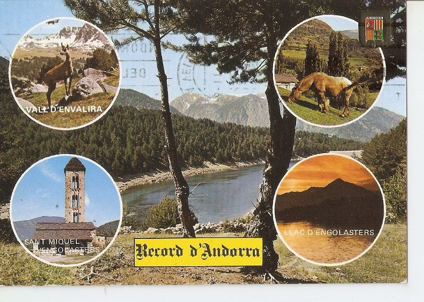 Postal 034997 : Valls dAndorra. Diversos aspectos