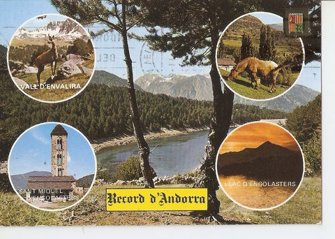 Postal 034997 : Valls dAndorra. Diversos aspectos