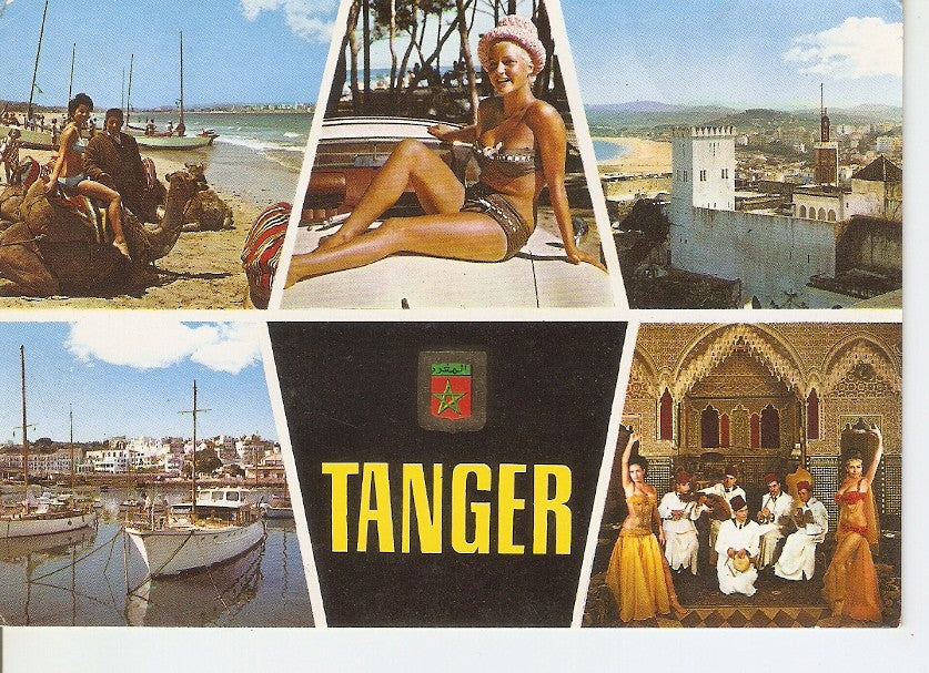 Postal 035040 : Tanger. Playa - Antiguo Palacio de los Sultanes