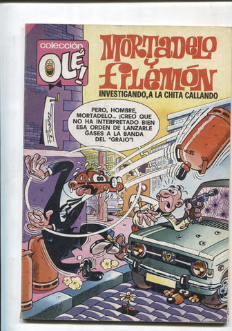 Coleccion Ole numero 143: Mortadelo y Filemon: Investigando a la chita callando