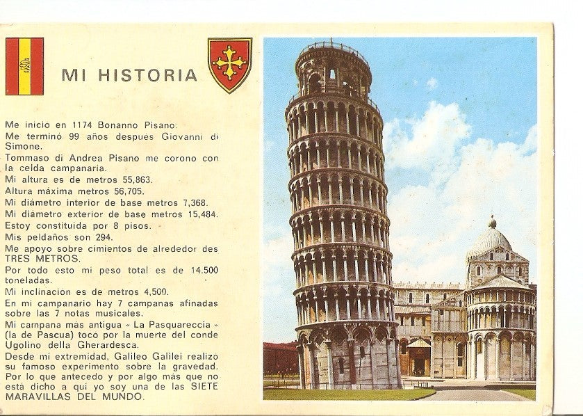 Postal 035050 : Torre de Pisa