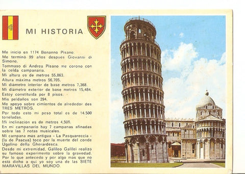 Postal 035050 : Torre de Pisa