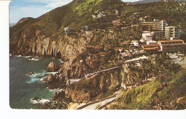 Postal 035059 : Panoramica dela Quebrada. La Quebrada Panoramic view. Acapulco Gro. Mexico
