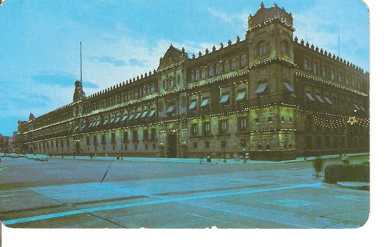 Postal 035061 : El Palacio Nacional y el Zocalo. Mexico D.F.