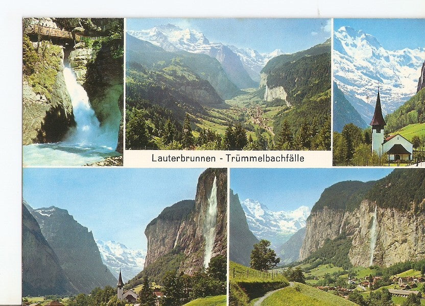 Postal 035087 : Lauterbrunnen - Trummelbachfalle