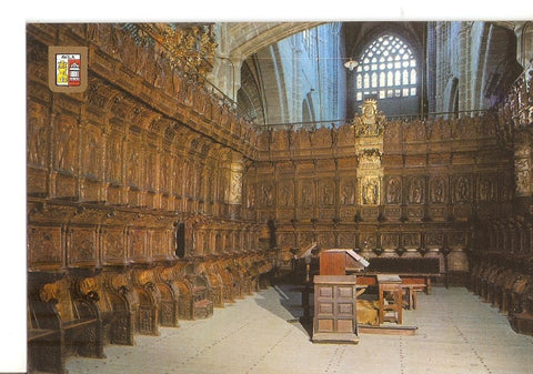 Postal 035099 : Avila. Coro Catedralicio