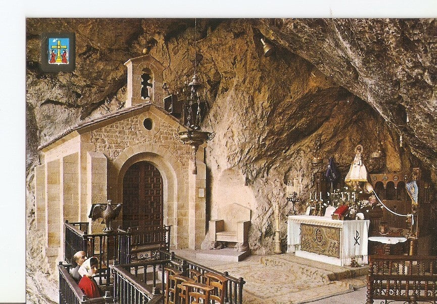 Postal 035111 : Asturias. Santa Cueva de Covadonga 