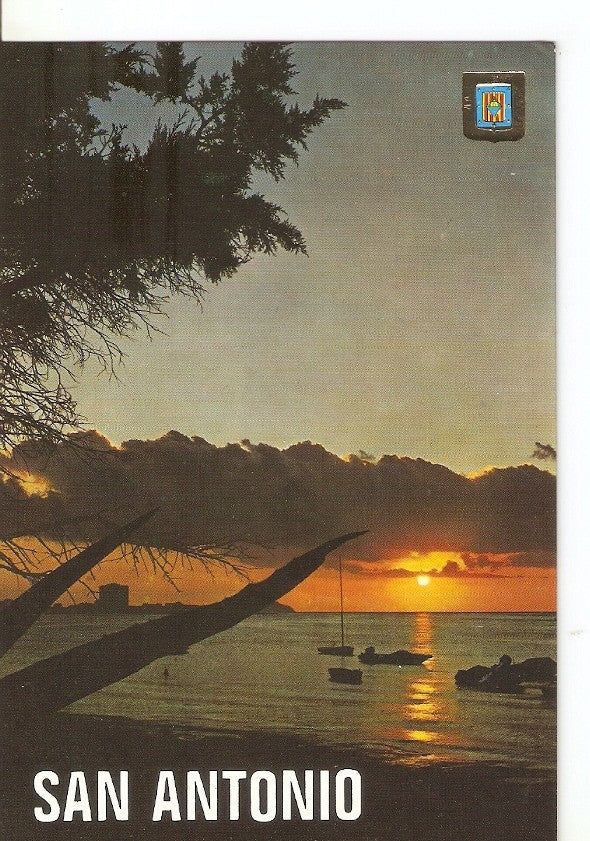 Postal 035117 : Ibiza. Isla Blanca. San Antonio Abad. Atardecer