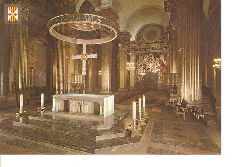 Postal 035121 : Vic (Barcelona). Ciutat dinteres Turistic. Catedral Altar major i nau central