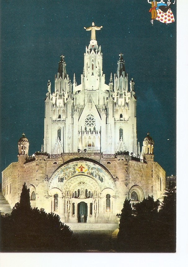 Postal 035149 : Barcelona. Templo del Tibidabo