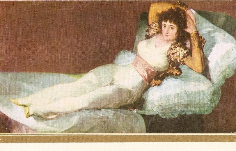 Postal 035159 : Goya. La Maja vestida. Museo del Prado