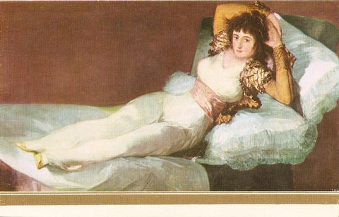 Postal 035159 : Goya. La Maja vestida. Museo del Prado