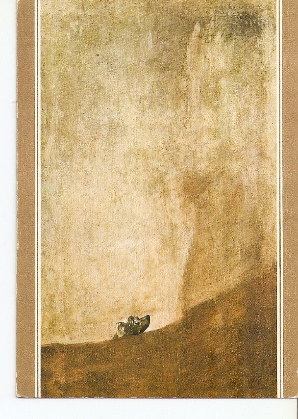 Postal 035174 : Goya. Perro encerrado en la arena
