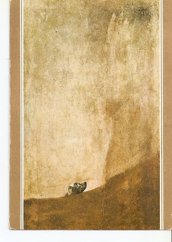 Postal 035174 : Goya. Perro encerrado en la arena
