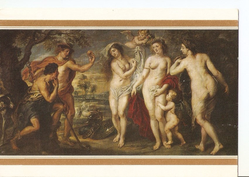 Postal 035179 : Rubens. El Juicio de Paris. Museo del Prado