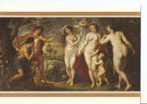 Postal 035179 : Rubens. El Juicio de Paris. Museo del Prado