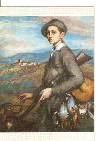 Postal 035183 : Ricardo Canals. El Cazador. El hijo del artista