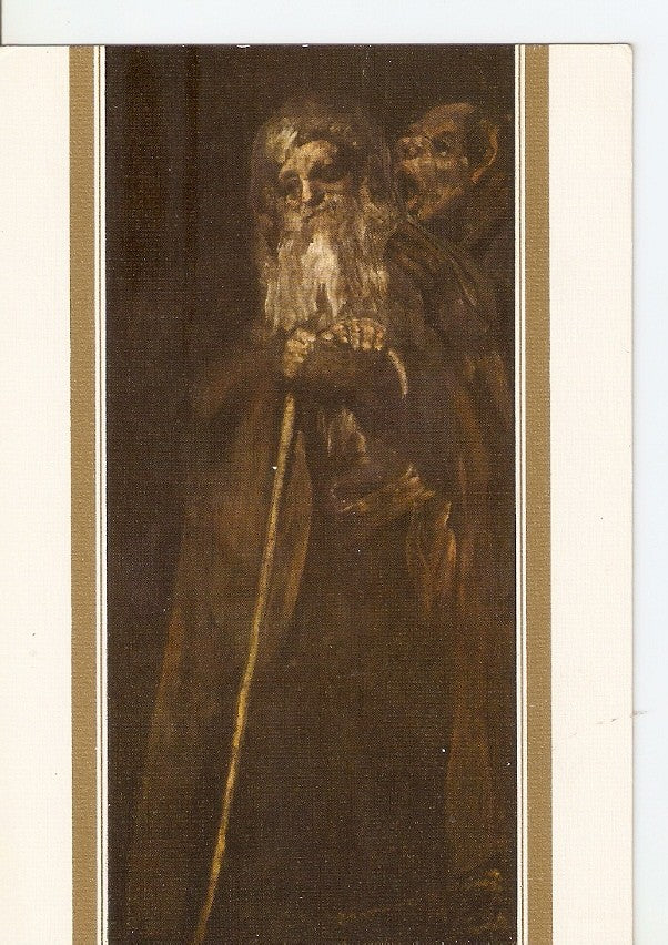 Postal 035186 : Goya. Dos frailes. Museo del Prado