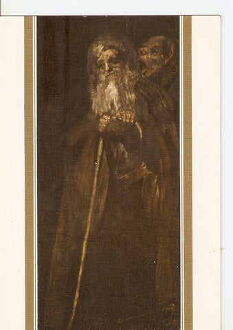 Postal 035186 : Goya. Dos frailes. Museo del Prado