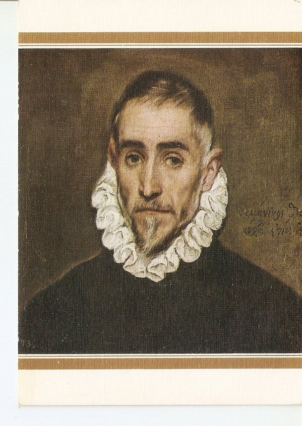 Postal 035187 : El Greco. Un Caballero. Museo del Prado