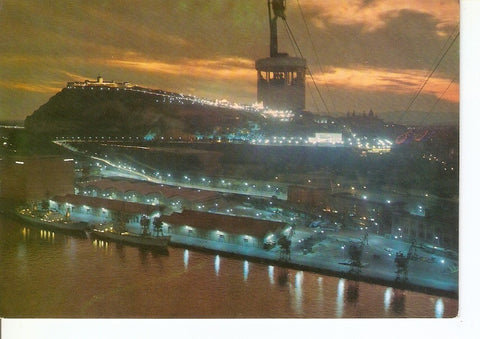 Postal 035193 : Barcelona. Efecto de Montjuich y Puerto
