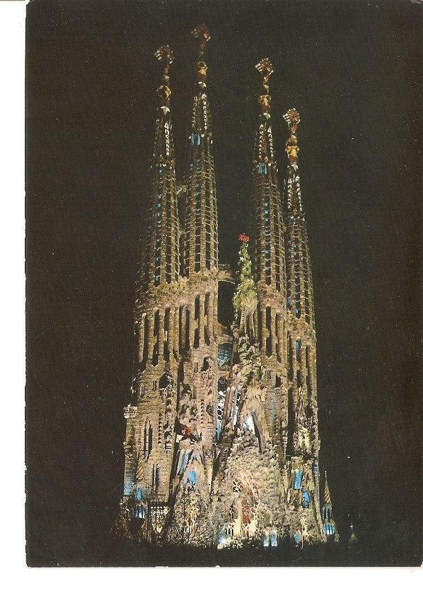 Postal 035196 : Barcelona. Templo Sagrada Familia