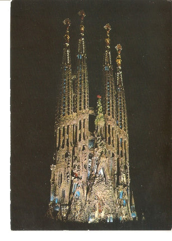 Postal 035196 : Barcelona. Templo Sagrada Familia