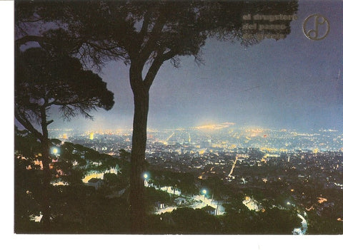 Postal 035202 : Barcelona. Vista nocturna