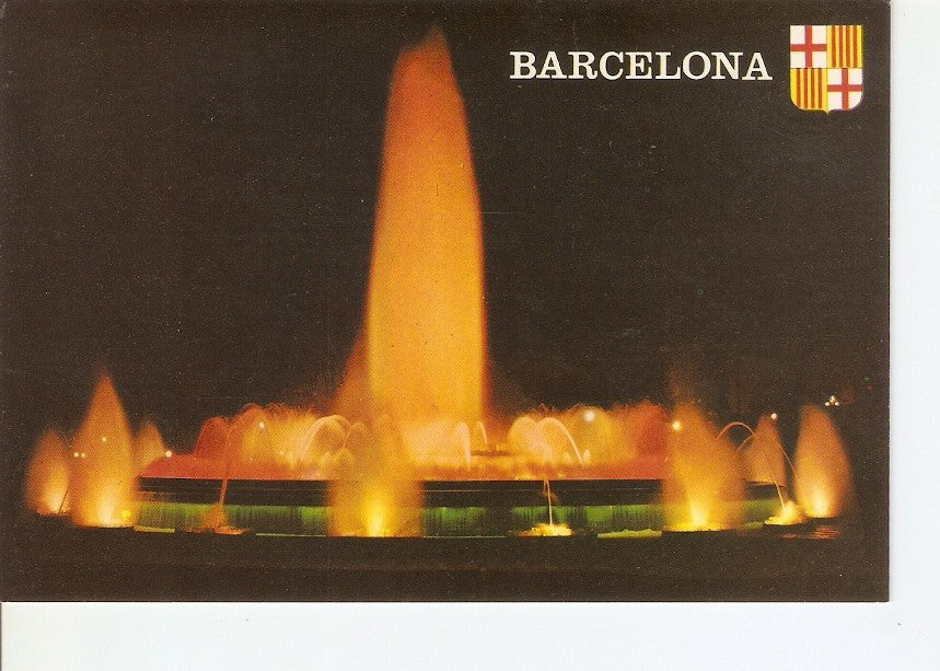 Postal 035207 : Barcelona. Monumento Fuente luminosa de Montjuich
