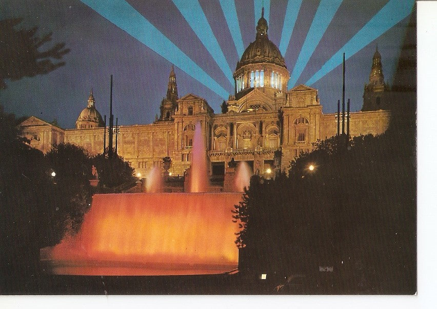 Postal 035209 : Barcelona. Parque de Montjuich. Fuente magica