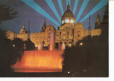 Postal 035209 : Barcelona. Parque de Montjuich. Fuente magica