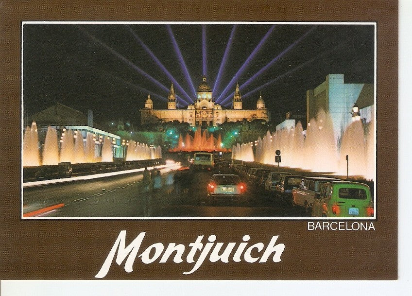 Postal 035210 : Montjuich (Barcelona). Fuente luminosa