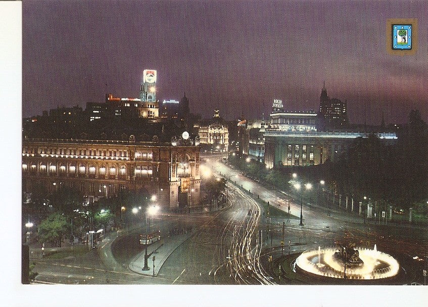 Postal 035226 : Madrid. La Cibeles y calle Alcala