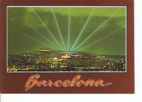 Postal 035228 : Montjuic. Fuente luminosa