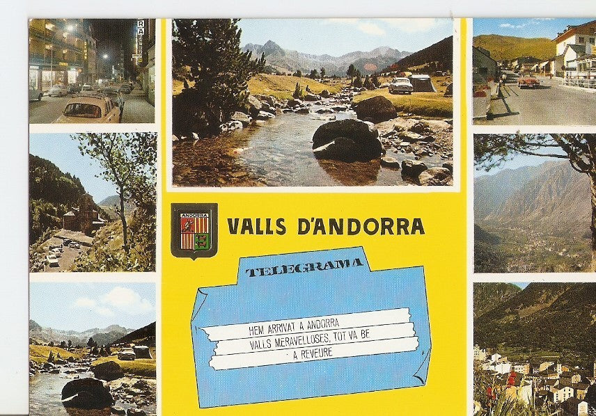 Postal 035257 : Valls dAndorra. Preciosos paisatjes de les Valls dAndorra